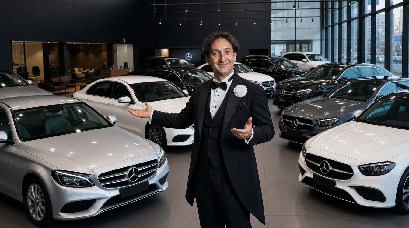 Embajador de marca para lanzamientos y campañas de automoción Mercedes-Benz